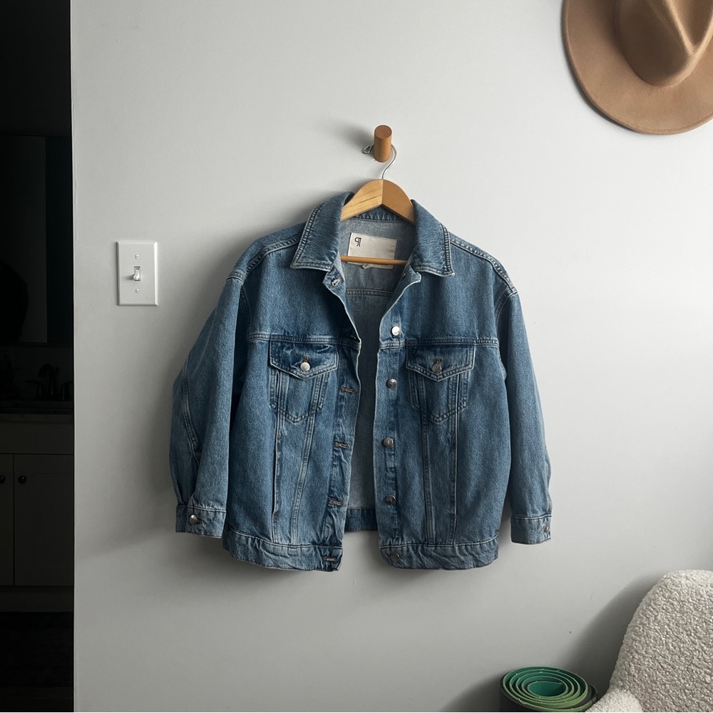 THE WESTON DENIM BOYFRIEND JACKET from Anthropology